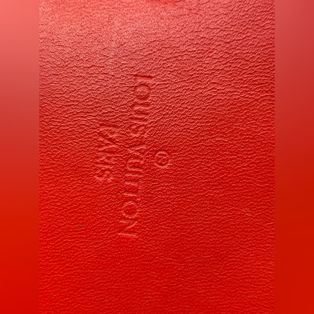 LOUIS VUITTON Monogram Saintonge Red - Picture 8 of 14